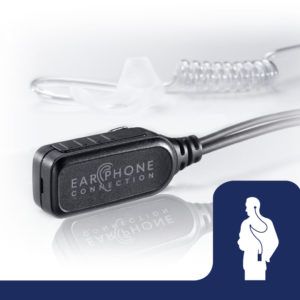 Radio Earpieces,  Earphone Connection Hawk Long Tube Lapel Microphone - Motorola XPR/APX