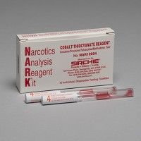 Drug Test Kit, Sirchie Nark Cobalt Thiocyanate Reagent (Cocaine/Crack)