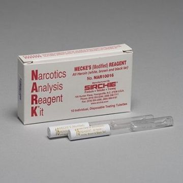 Drug Test Kit, Sirchie Nark Meckes Modified Reagent - All Heroin