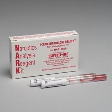 Drug Test Kit, Sirchie Nark PCP Methaqualone Reagent