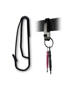 Zak Tool Key Ring Holder For 2.25" Belts - Black