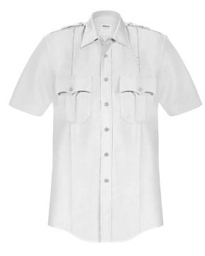 Elbeco Paragon Plus ™ Short Sleeve Poplin  Shirt - White