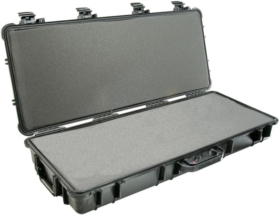 Pelican 1700 Long Gun Case, With Foam, With Wheels Black