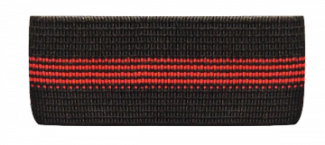 Mourning Band W/Red Line