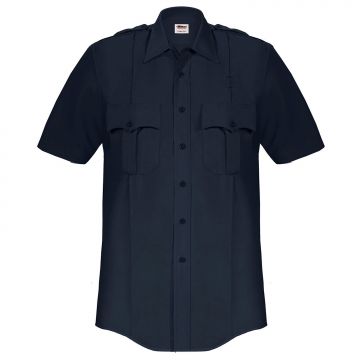 Elbeco Paragon Plus ™ Women's Short Sleeve Poplin Shirt - Midnight Navy
